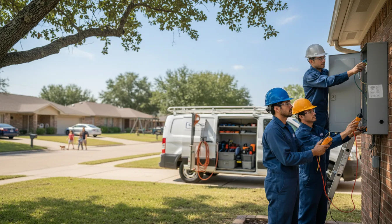 Certified electrician providing emergency electrical services in Hixton, WI